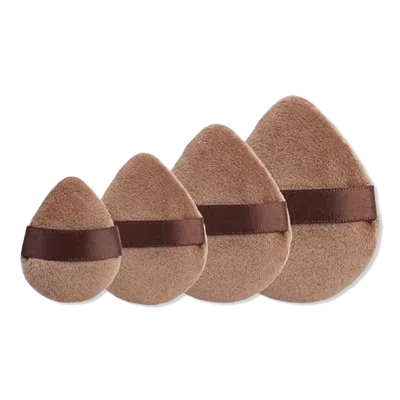 J.cat Beauty 4 Assorted Brown Puffs