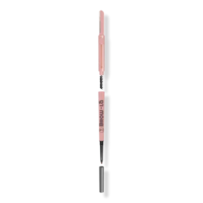 J.cat Beauty Brow-la 3 In1 Mapping & Shaping Brow Pencil - Charcoal Grey In Gray