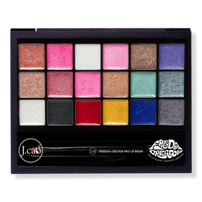 J.cat Beauty Freedom Creator Lip Palette - Sparkle In Silver