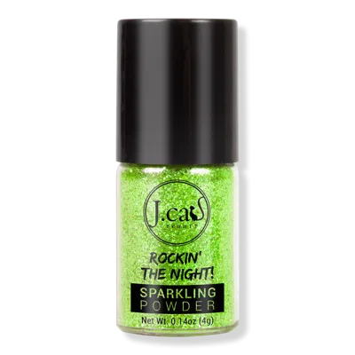 J.cat Beauty Rockin' The Night Sparkling Powder - Poppin Lime
