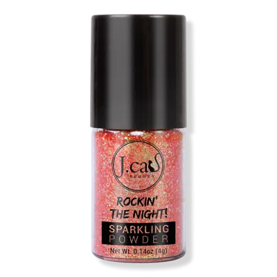 J.cat Beauty Rockin' The Night Sparkling Powder - Tangerine In Orange