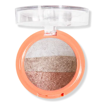 J.cat Beauty Triple Crown Baked Eyeshadow - Baked Alaska