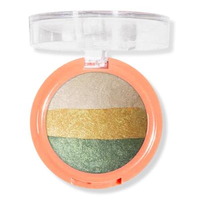 J.cat Beauty Triple Crown Baked Eyeshadow - Green Tea Frappe