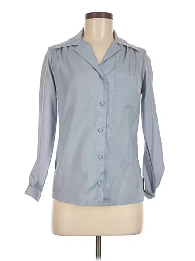 Pre-owned Jcpenney 3/4 Sleeve Blouse In Gray