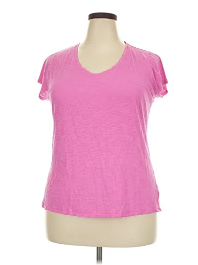 Pre-owned Jcpenney Active T-shirt In Pink