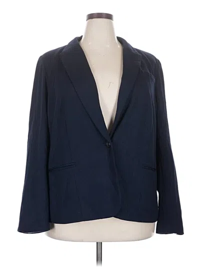 Pre-owned Jcpenney Blazer Jacket In Blue
