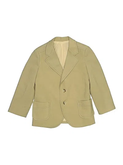 Pre-owned Jcpenney Kids' Blazer Jacket In Tan