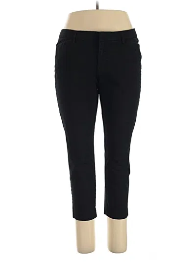 Pre-owned Jcpenney Casual Pants In Black