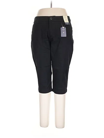 Pre-owned Jcpenney Casual Pants In Black