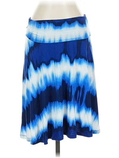 Pre-owned Jcpenney Casual Skirt In Blue