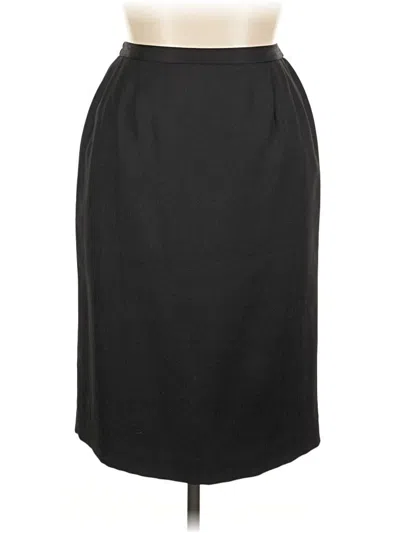 Pre-owned Jcpenney Formal Skirt In Black