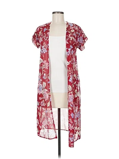 Pre-owned Jcpenney Kimono In Red