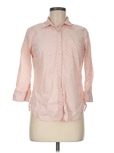 Pre-owned Jcpenney Long Sleeve Button Down Shirt In Pink