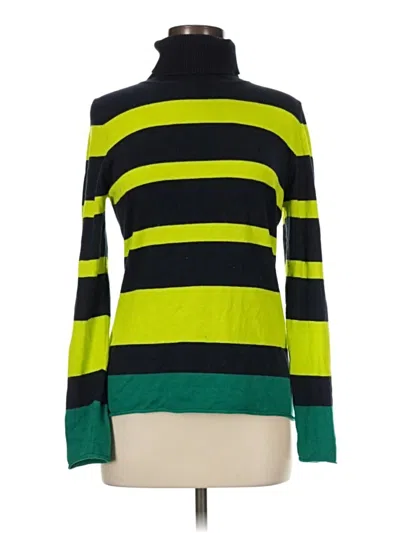 Pre-owned Jcpenney Long Sleeve Turtleneck In Green