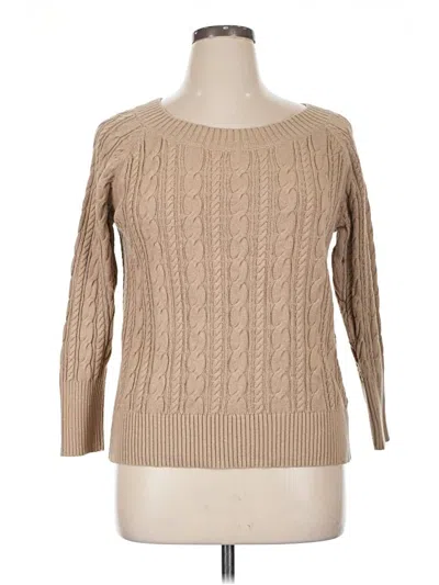Pre-owned Jcpenney Pullover Sweater In Tan