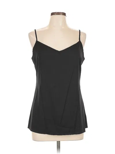 Pre-owned Jcpenney Tank Top Black Strapless Neckline Tops