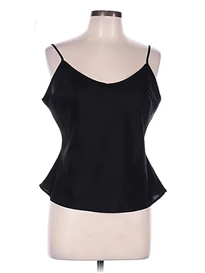 Pre-owned Jcpenney Tank Top Black Strapless Neckline Tops