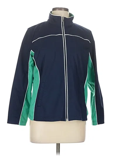 Pre-owned Jcpenney Track Jacket In Blue