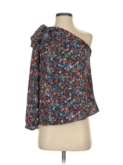 Pre-owned Jcrew 3/4 Sleeve Blouse In Black