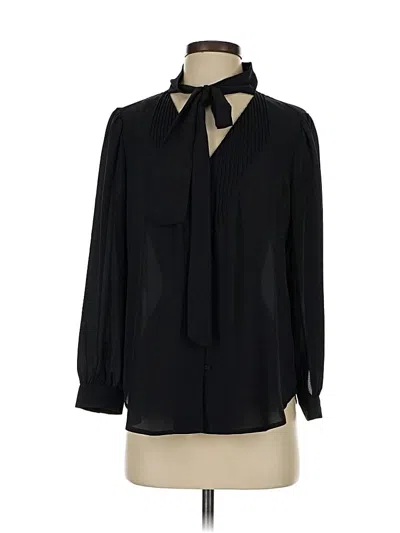 Jcrew 3/4 Sleeve Blouse In Black