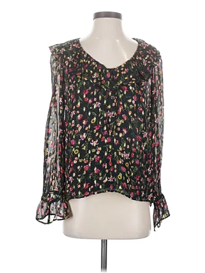 Jcrew 3/4 Sleeve Blouse In Black