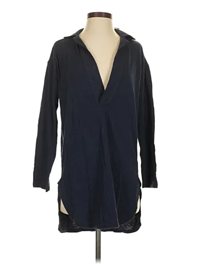 Pre-owned Jcrew 3/4 Sleeve Blouse In Black
