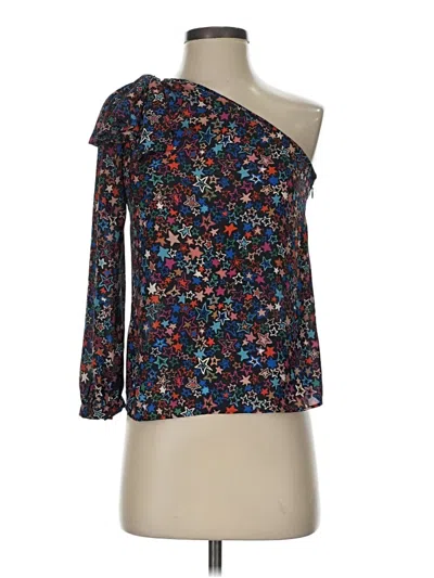 Pre-owned Jcrew 3/4 Sleeve Blouse In Black