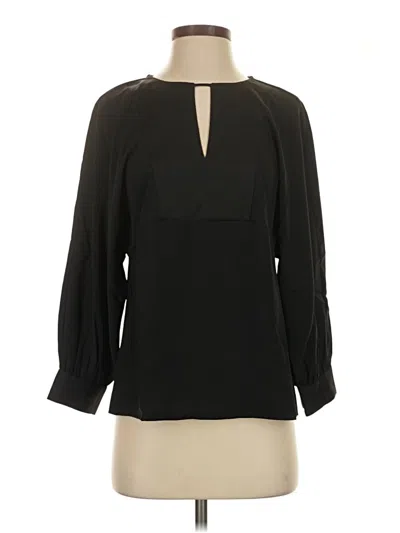 Jcrew 3/4 Sleeve Blouse In Black