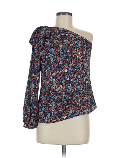 Pre-owned Jcrew 3/4 Sleeve Blouse In Blue