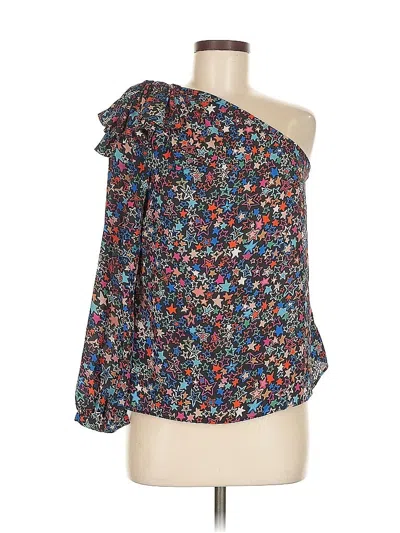 Pre-owned Jcrew 3/4 Sleeve Blouse In Blue