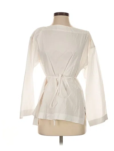 Pre-owned Jcrew 3/4 Sleeve Blouse In Ivory