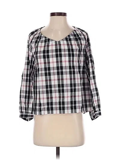 Jcrew 3/4 Sleeve Blouse In Multi