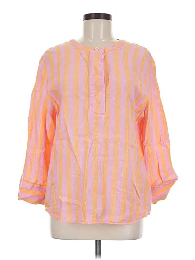 Pre-owned Jcrew 3/4 Sleeve Blouse In Orange