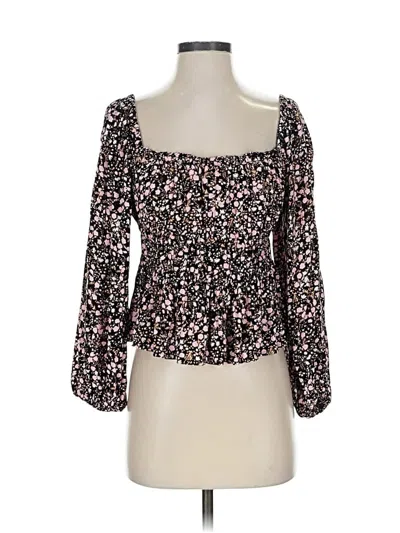 Pre-owned Jcrew 3/4 Sleeve Blouse In Pink