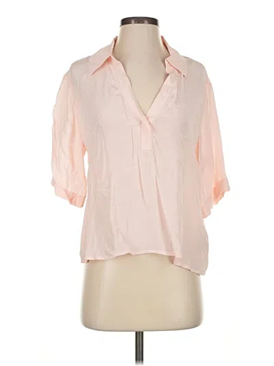 Pre-owned Jcrew 3/4 Sleeve Blouse In Pink