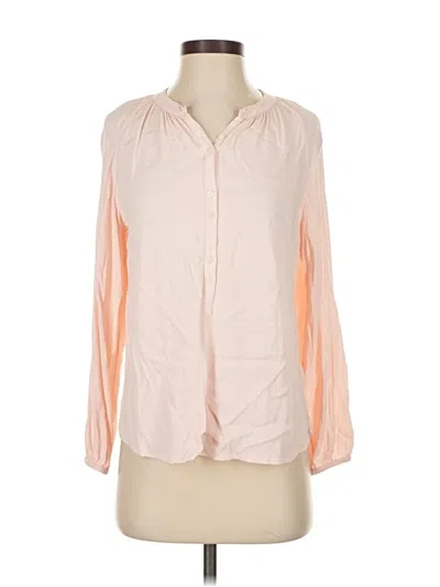 Pre-owned Jcrew 3/4 Sleeve Blouse In Pink