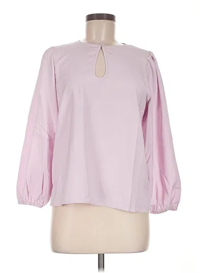 Jcrew 3/4 Sleeve Blouse In Pink