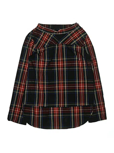 Pre-owned Jcrew 3/4 Sleeve Blouse In Red