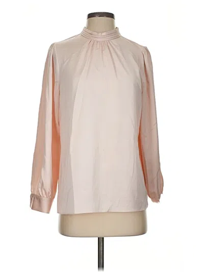 Pre-owned Jcrew 3/4 Sleeve Blouse In Tan