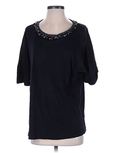 Pre-owned Jcrew 3/4 Sleeve T-shirt In Blue