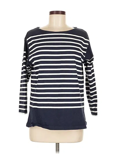 Pre-owned Jcrew 3/4 Sleeve T-shirt In Blue