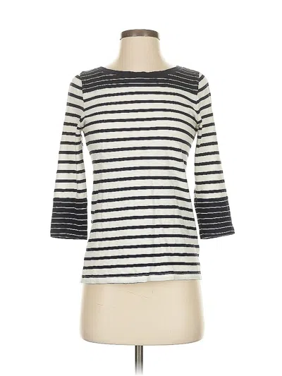 Pre-owned Jcrew 3/4 Sleeve T-shirt In Gray