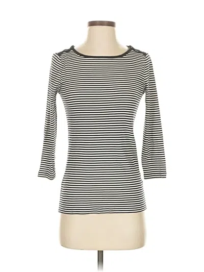 Pre-owned Jcrew 3/4 Sleeve T-shirt In Gray