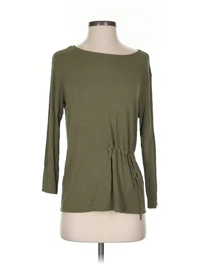 Pre-owned Jcrew 3/4 Sleeve T-shirt In Green