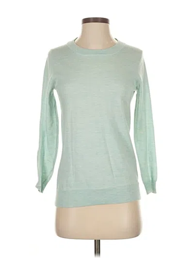 Pre-owned Jcrew 3/4 Sleeve T-shirt In Green
