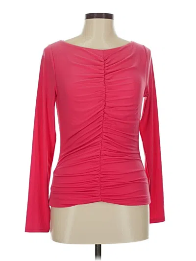Pre-owned Jcrew 3/4 Sleeve T-shirt In Pink