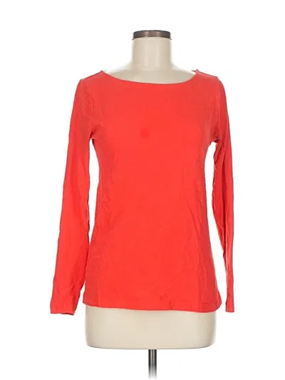 Pre-owned Jcrew 3/4 Sleeve T-shirt In Red