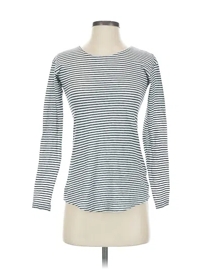 Pre-owned Jcrew 3/4 Sleeve T-shirt In Silver