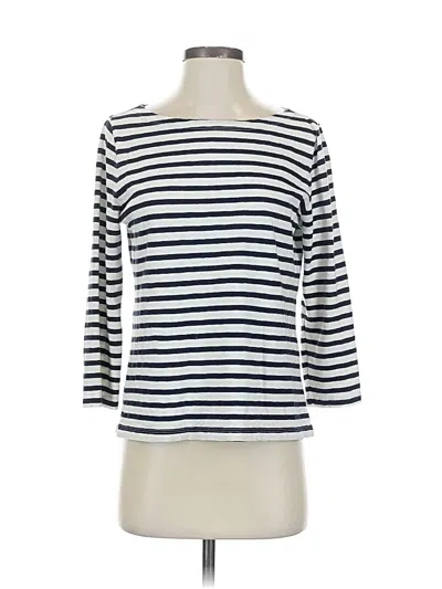 Pre-owned Jcrew 3/4 Sleeve T-shirt In White