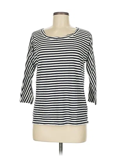 Pre-owned Jcrew 3/4 Sleeve T-shirt In White